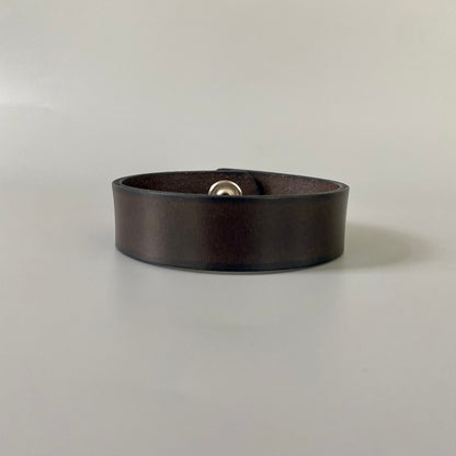 Rustic Leather Bracelet Men | Rustic Me | Dark Brown