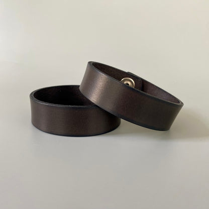 Rustic Leather Bracelet Men | Rustic Me | Dark Brown