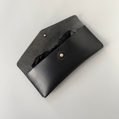 Elegant Leather Glasses Case |  Watch Me | classic brown and chic black