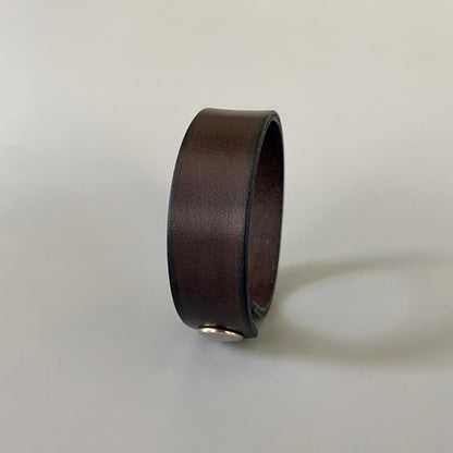 Rustic Leather Bracelet Men | Rustic Me | Dark Brown