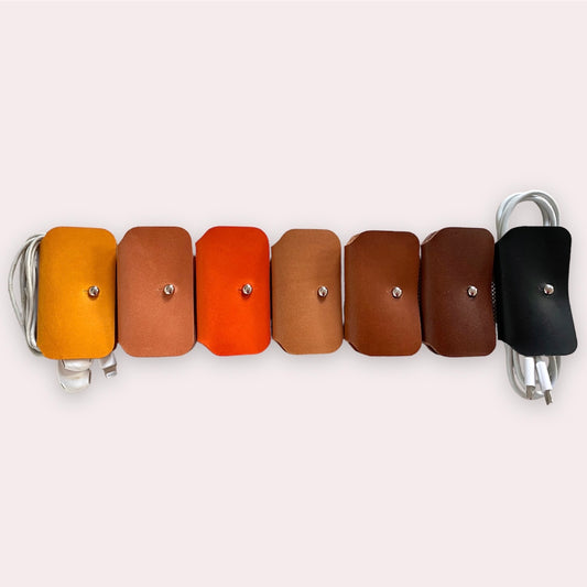 Leather cable organizer | Organize Me | in various colors