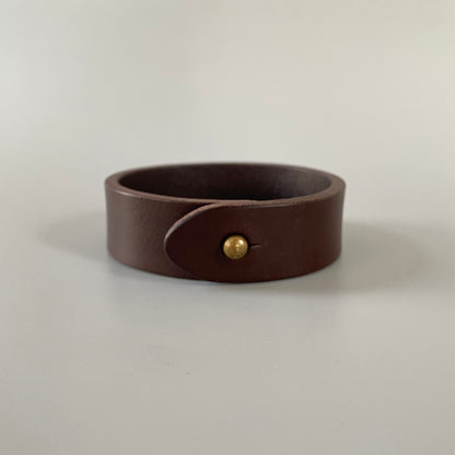 Bracelet en cuir élégant unisexe | Elegant Me | Noir