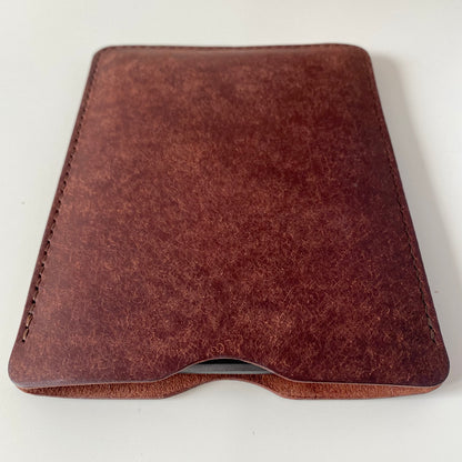 E-Book Reader Leather Sleeve | Read Me | Rustic Brown